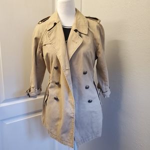 FP We The Free Khaki Trench Coat S